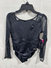 New Justice Girls Long Sleeve Leonard. Black US XL 16/18