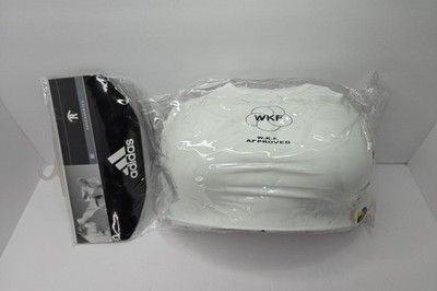 Adidas WKF Approved Women's Karate Chest Protector Model White Size Large New
