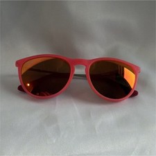 Ray-Ban Erika Round Pink Frame Orange Mirrored Lens Women'jr Sunglasses 6