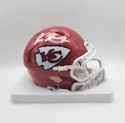 KAREEM HUNT Signed Auto Kansas City Chiefs Riddell Mini Helmet BECKETT Witnessed
