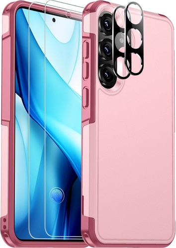 Samsung Galaxy S25 Ultra Case, Non-Slip Heavy Duty, Shockproof 6.9" Pink