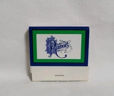 Vintage Matchbook Rumors Restaurant Bar Washington DC Advertising Matches Full