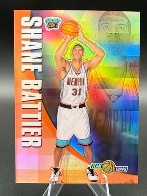 Shane Battier 2001-02 Topps Chrome Team Topps Refractor #TT11 Rookie - Grizzlies