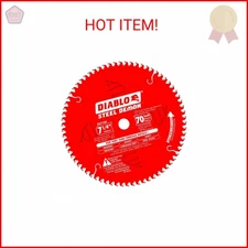 Diablo 7-1/4-Inch x 70-Teeth Steel Demon Carbide Saw Blade for Thin Metal - Idea