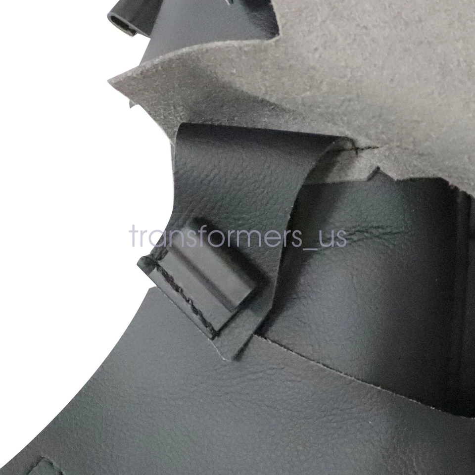 05-2008 Para Infiniti FX35 FX45 Conductor Pasajero Parte Inferior Cuero Asiento Cubierta Negro Foto 3 de 4