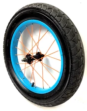 16" X 3" Kids Fat Bicycle Front Blue Wheel with Tire Bike #A52