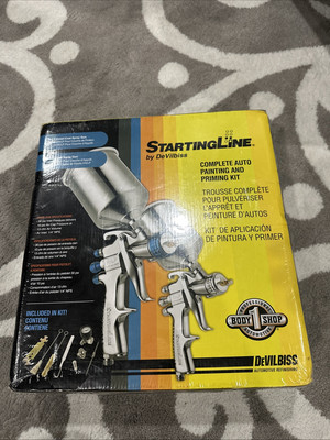 New Sealed -  DeVilbiss StartingLine Complete Auto Painting & Priming Kit 802343