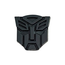 Transforming Auto Robot Auto Emblem - Black 1" Tall