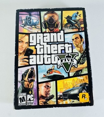 Grand Theft Auto V (PC, 2015) With Sleeve And All Discs ML443