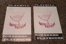 2: February 17, 1959 Playbill Happy Birthday Sombrero Playhouse Phoenix, Arizona