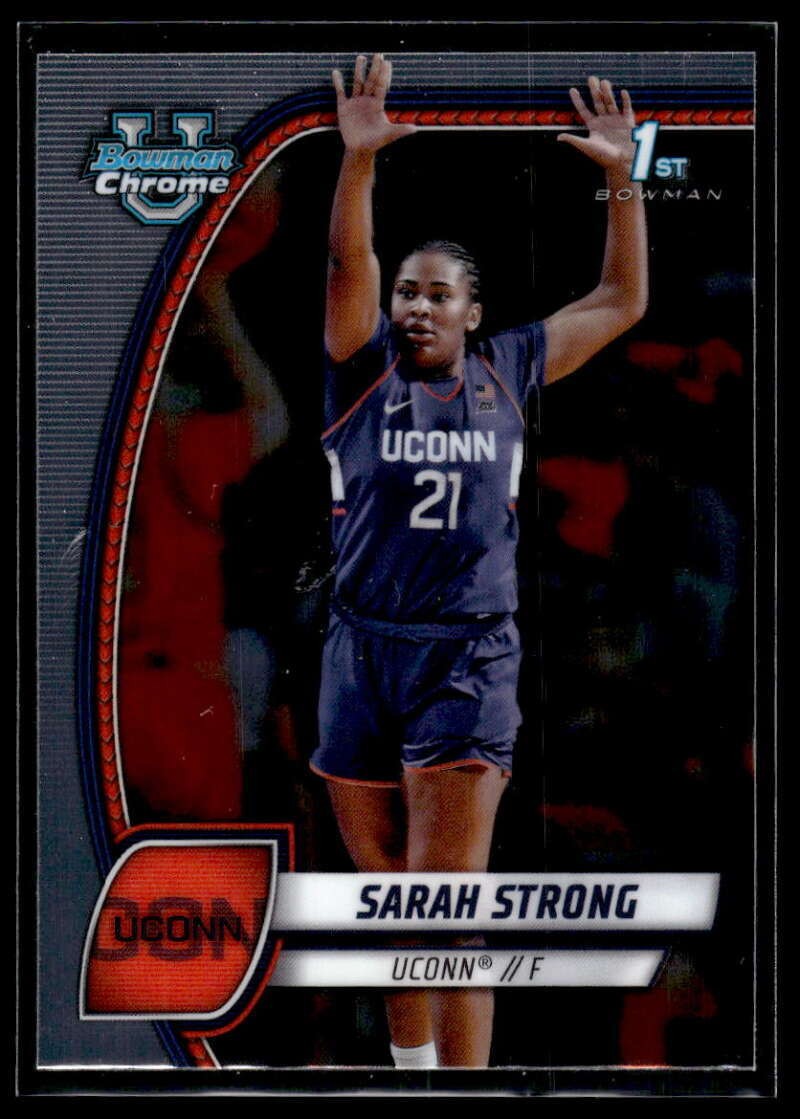 2024-25 Bowman University Chrome #62 Sarah Strong NM-MT