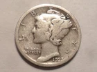 1923-P "BETTER-DATE" LIBERTY MERCURY 90% SILVER DIME MINTAGE 50,130,000!