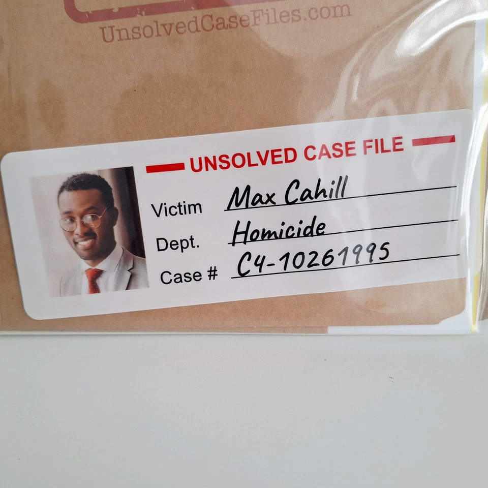 Unsolved Case Files Max Cahill Murder Mystery Game Sealed - Image 2 of 4