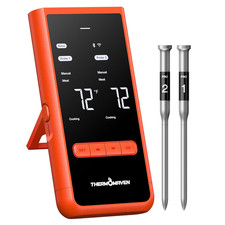 Smart Wifi Wireless Meat Thermometer for Grilling with 2 Probes Standalone Bas