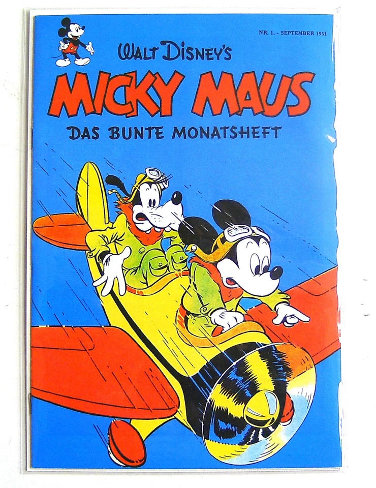 MICKY MAUS Das bunte Monatsheft Nr. 1 September 1951 REPRINT Z0-1 - Bild 1 von 1