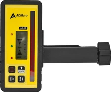 Adir Universal Rotary Laser Detector with Rod Clamp, Digital Laser Receiver with