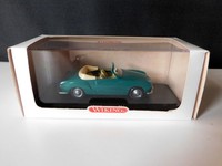 Wiking Modellauto 1:40, VW Karmann Ghia Cabriolet, OpalgrüN, Art. 7600436, OVP