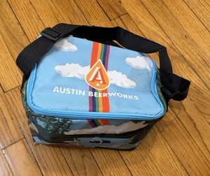 Austin Beer Works Rainbows and Unicorns Soft Sided Cooler Lunch Bag Insulated