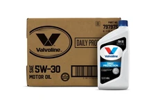 Valvoline Daily Protection SAE 5W-30 Synthetic Blend Motor Oil 1 QT, Case of 6