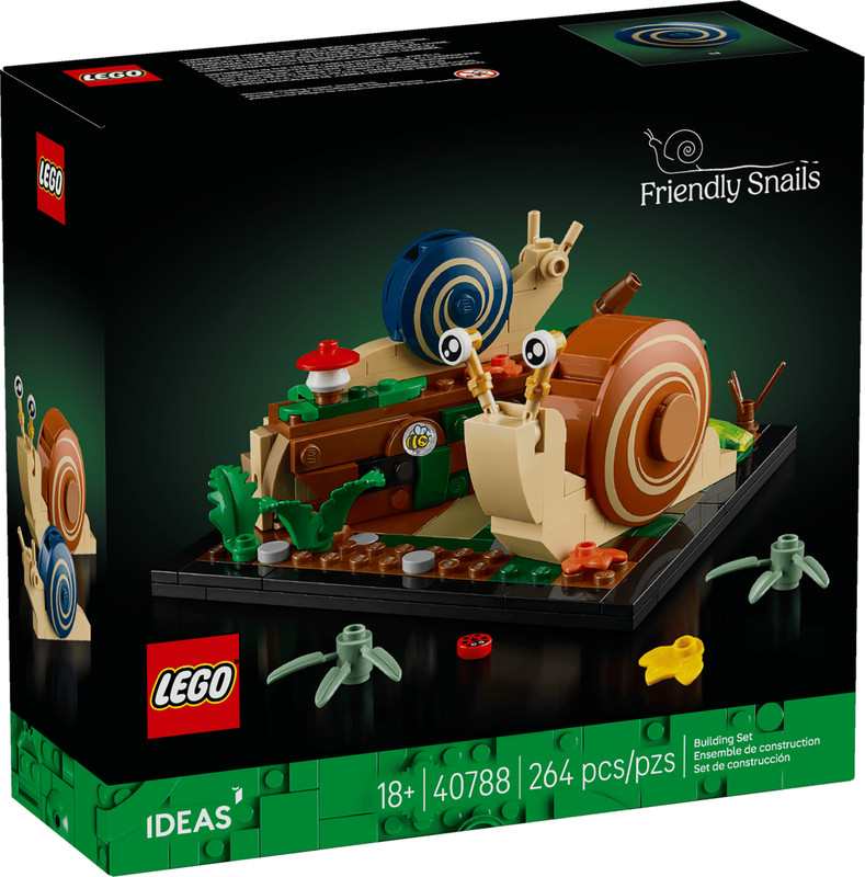 LEGO Ideas Friendly Snails 40788 Brand New and Sealed