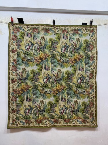 Vintage Beautiful Aubusson Style Wall Hanging Home Decor Tapestry 100x88 Cm