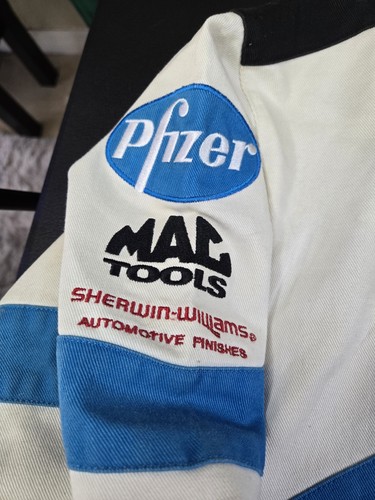 Chaqueta de carreras Chase Authentics NASCAR Mark Martin Pfizer Roush, talla XL/XXL, 27x30 - Imagen 8 de 23