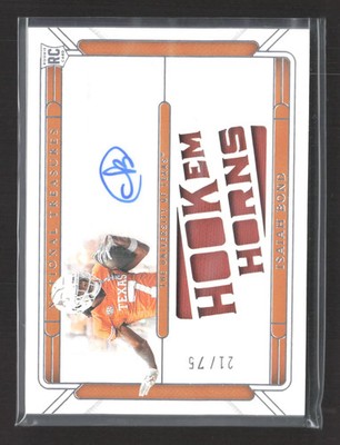 2025 National Treasures Collegiate Isaiah Bond #TSSDC-IBD 21/75 RC Patch Auto