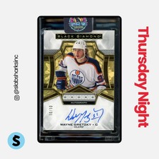2024 UPPER DECK BLACK DIAMOND #BDB-WG WAYNE GRETZKY AUTO 10/10