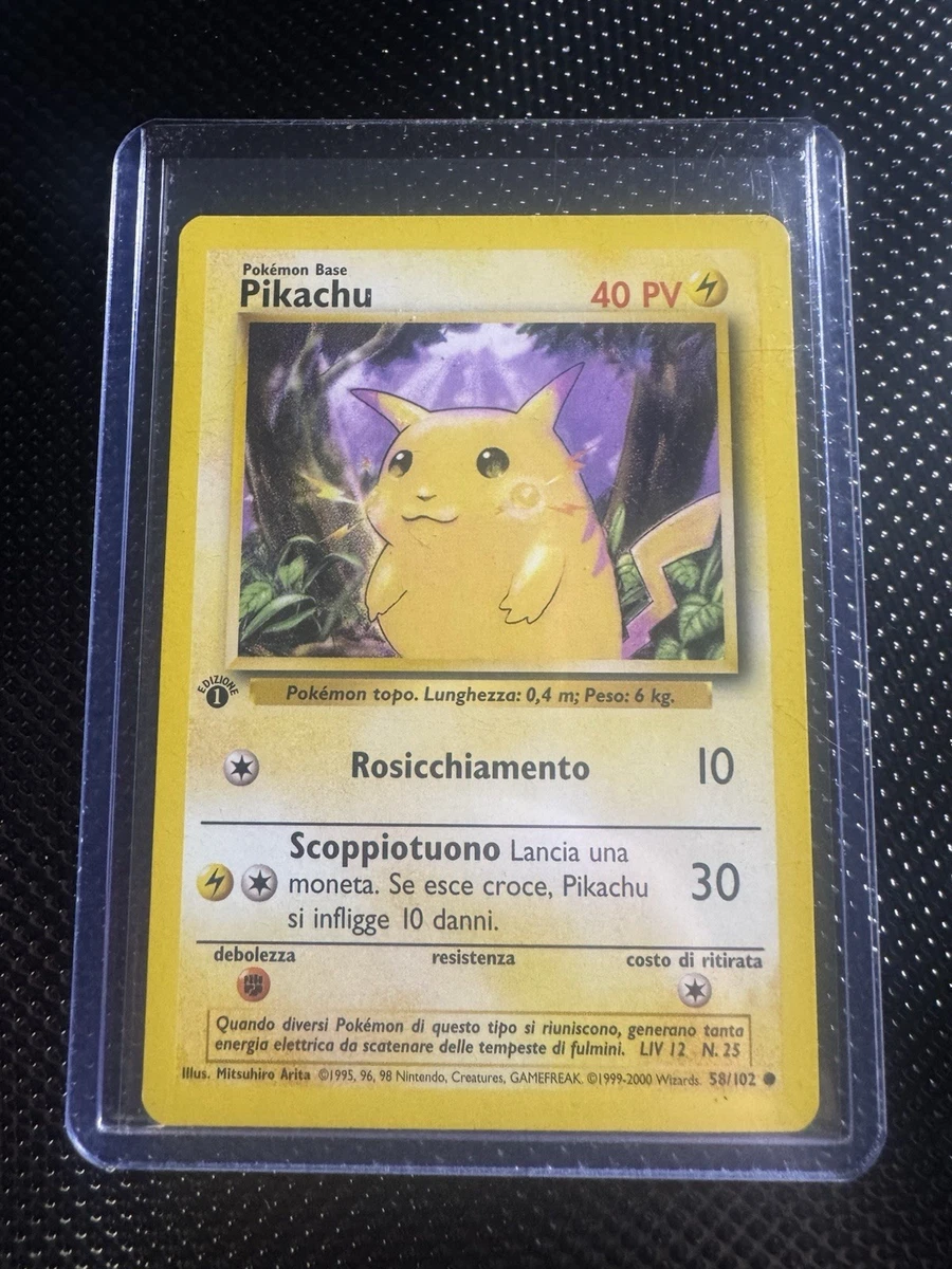 Pikachu Pokémon TCG Individual Collectible Card Game Cards in