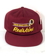 Vintage Washington Redskins NFL Baseball Hat Cap Annco Snapback Script - New