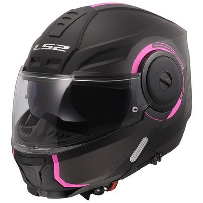 LS2 Horizon II Arch Modular Motorcycle Helmet Titanium Pink