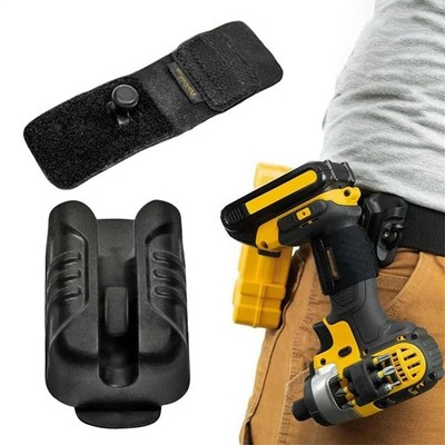 Heavy Duty Hammer Drill Pouch Holster Clip-On Tool Belt Holder Waist Bag Men US