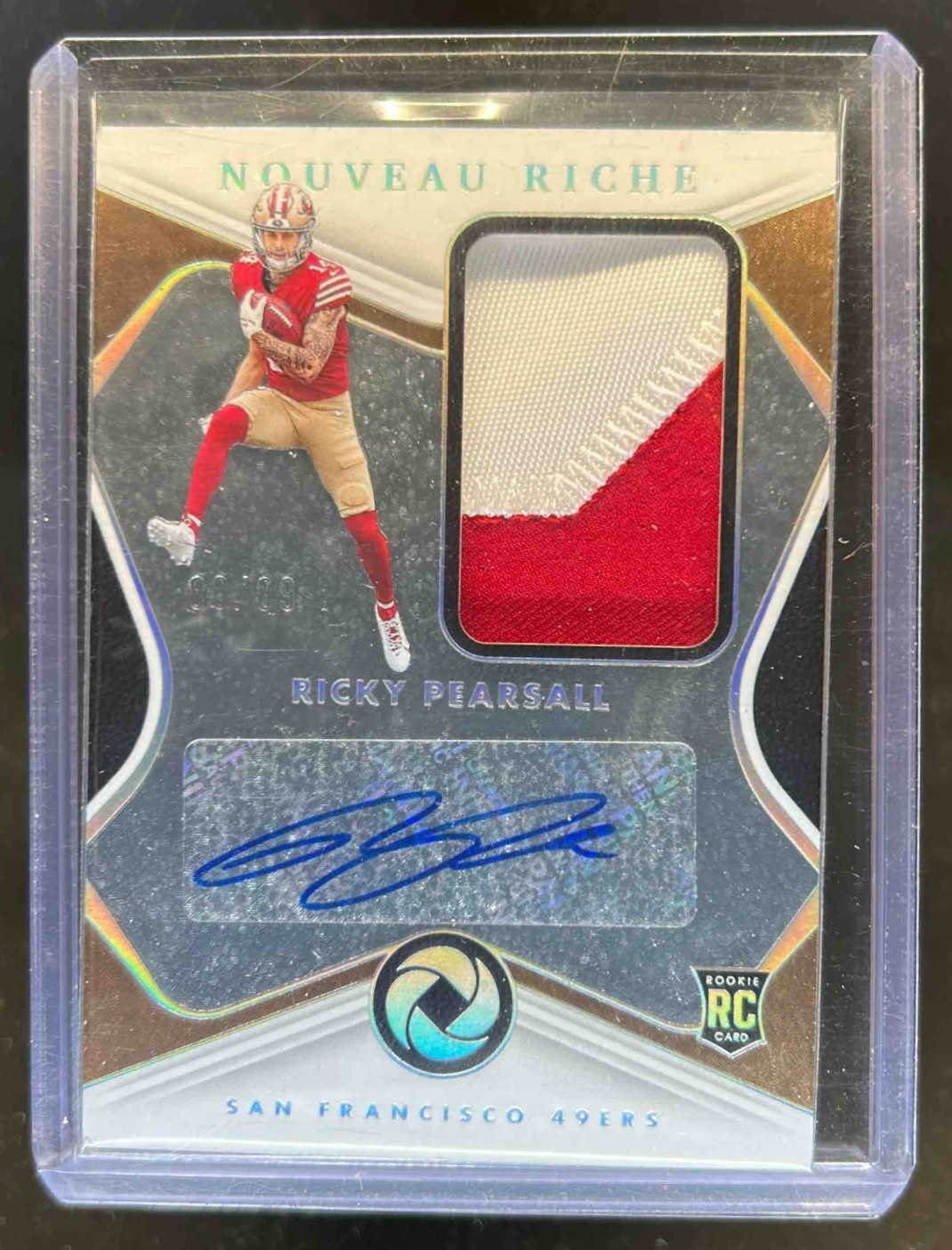 Ricky Pearsall Panini Gold Standard Nouveau Riche Patch Autographs #NRPRPL Holo Gold