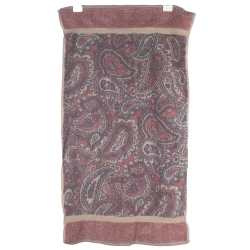 Fieldcrest Royal Velvet Set 2 Hand Towels 2 Washcloths Pink Gray Paisley Vintage - Picture 11 of 18