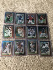 2025 Donruss Baseball Red And Blue Insert 12 Card Lot Legends & Rated Prospects