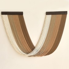 Large Macrame Wall Hanging Dip Dyed Yarn Tapestry Ombre Yarn Gradient Color M...