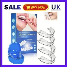 4X Mouth Guard Teeth Grinding Guard Dental Night Guard Custom Fit for Bruxism