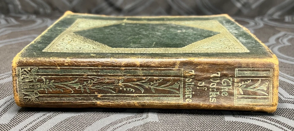The Complete Romances of Voltaire: Walter J. Black 1927 RARE Leather Bound - Image 4 of 4