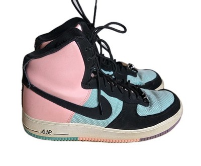  Nike Air Force 1 High Have A Nice Day Jade And Coral Sz 9.5 Colorful High Top