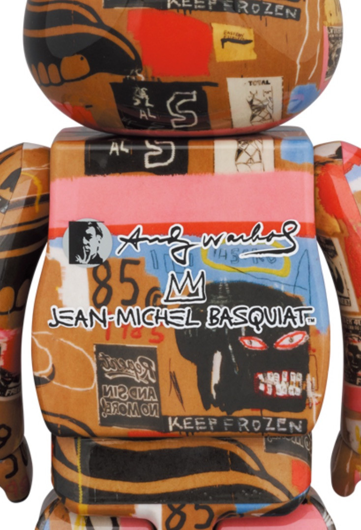 BE@RBRICK × Andy Warhol × JEAN-MICHEL BASQUIAT #2 100% & 400 BE@RBRICK × Andy Warhol × JEAN-MICHEL BASQUIAT #2 100% & 400