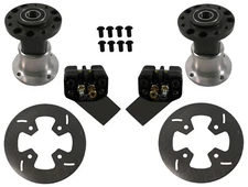NEW MCP FRONT GO KART BRAKE KIT,CALIPERS,6" ROTORS,HUBS