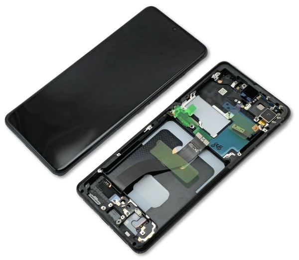 Samsung G988 Galaxy S20 Ultra Display Touchscreen Schwarz Original Bildschirm-image