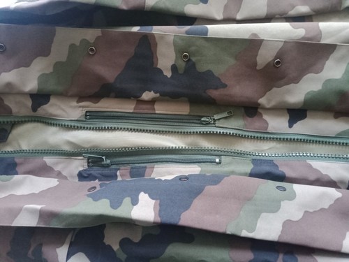 VESTE PLUIE MILITAIRE FRANCE PARKA MANTEAU - 第 10/10 張圖片