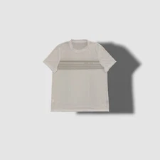 $38 Perry Ellis Men's White Short-Sleeve Crewneck Logo Graphic T-Shirt Size XL