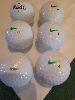 Tiger Woods 2000 Nike 82nd PGA Championship Winner Golf Ball + 5