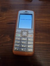 NOKIA 6070  ARANCIO FUNZIONANTE CON CARICABATTERIA