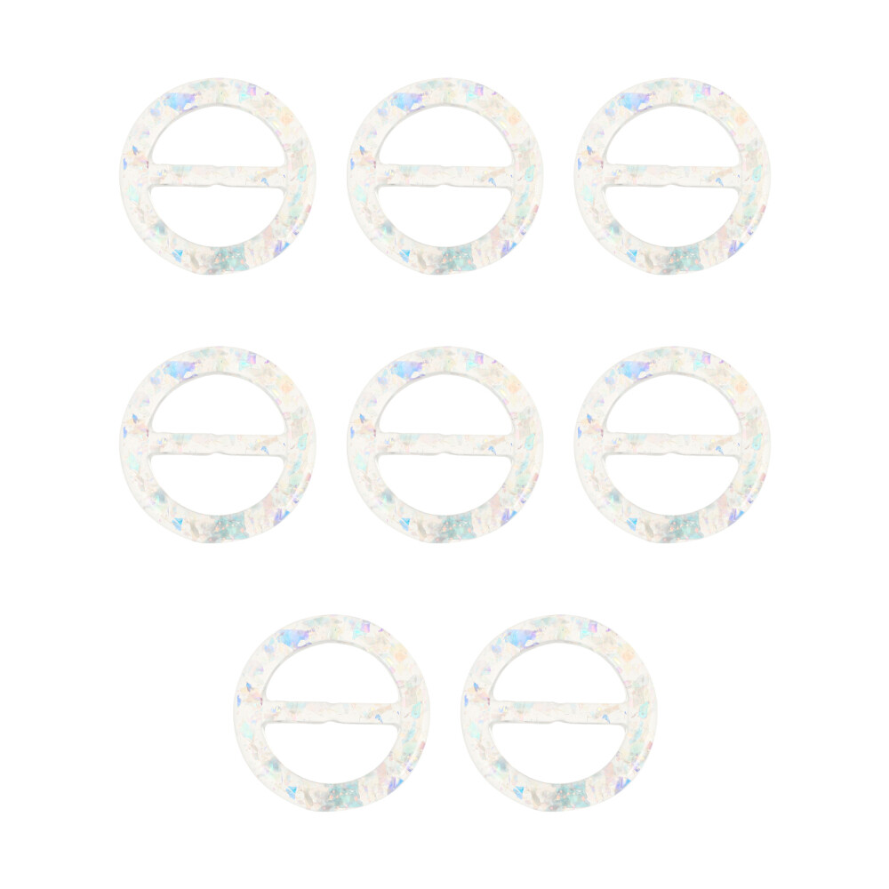 8 Pcs Scarf Jewelry Slides Scarf Clips Slides Round Scarf Clip eBay