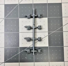 Warhammer 40K Chaos Space Marine WEAPON DEMON HEAD MUZZLE bitz Lascannon GW BQ25