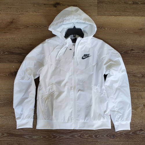Windrunner White Large windbreaker Zip 
