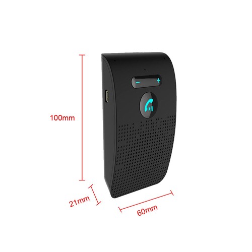 Accessories Hands Free Wireless Bluetooth Sun Visor Car Kit Speakerphone Speaker - Zdjęcie 7 z 12